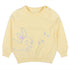 Baby Girl Cute Bunny Embroidery Graphic Solid Color O-Neck Sweater-1