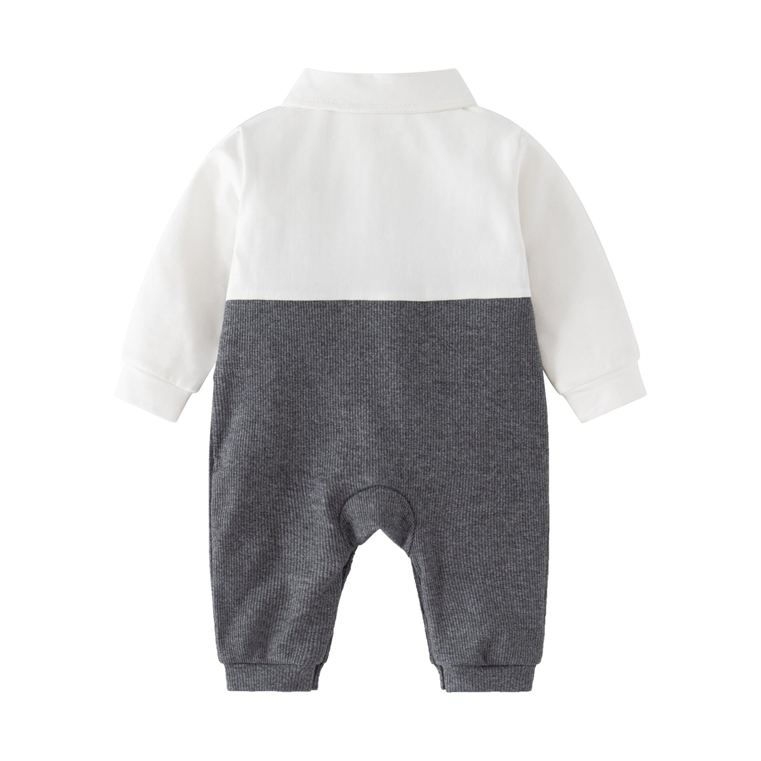 Autumn Baby Gentleman Birthday Clothes Romper-1