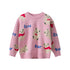 Colors Of Children Girls Knitted Cute Teddy Bear Pullover Sweater For Spring – Baby Clothing-1