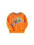 Baby Boy Cartoon Print Pattern Comfy Cotton Pullover-0