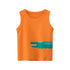 Baby Boy Animal Print Round Neck Sleeveless Children’s Tops In Summer-1