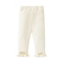 Baby Girl Bow Tie Patched Design Comfy Pants-1