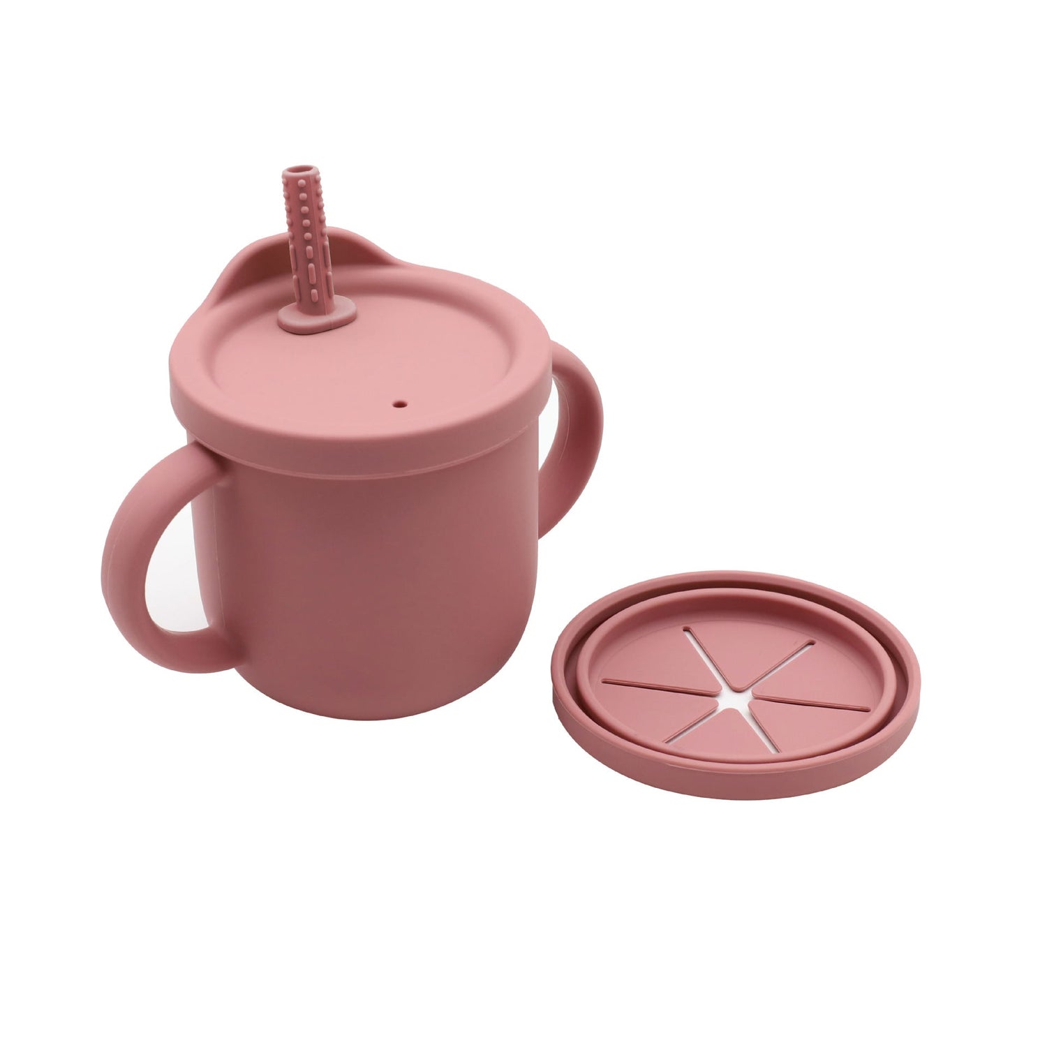 Baby Anti-Drop And Anti-Spill Binaural Learning Drinking Cup-4