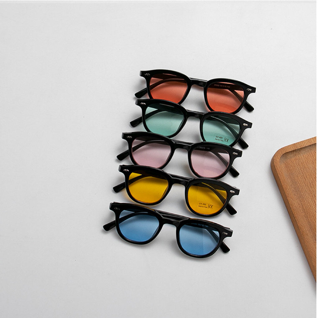 Kids Colorful Sun Protection Fashion Sunglasses-0