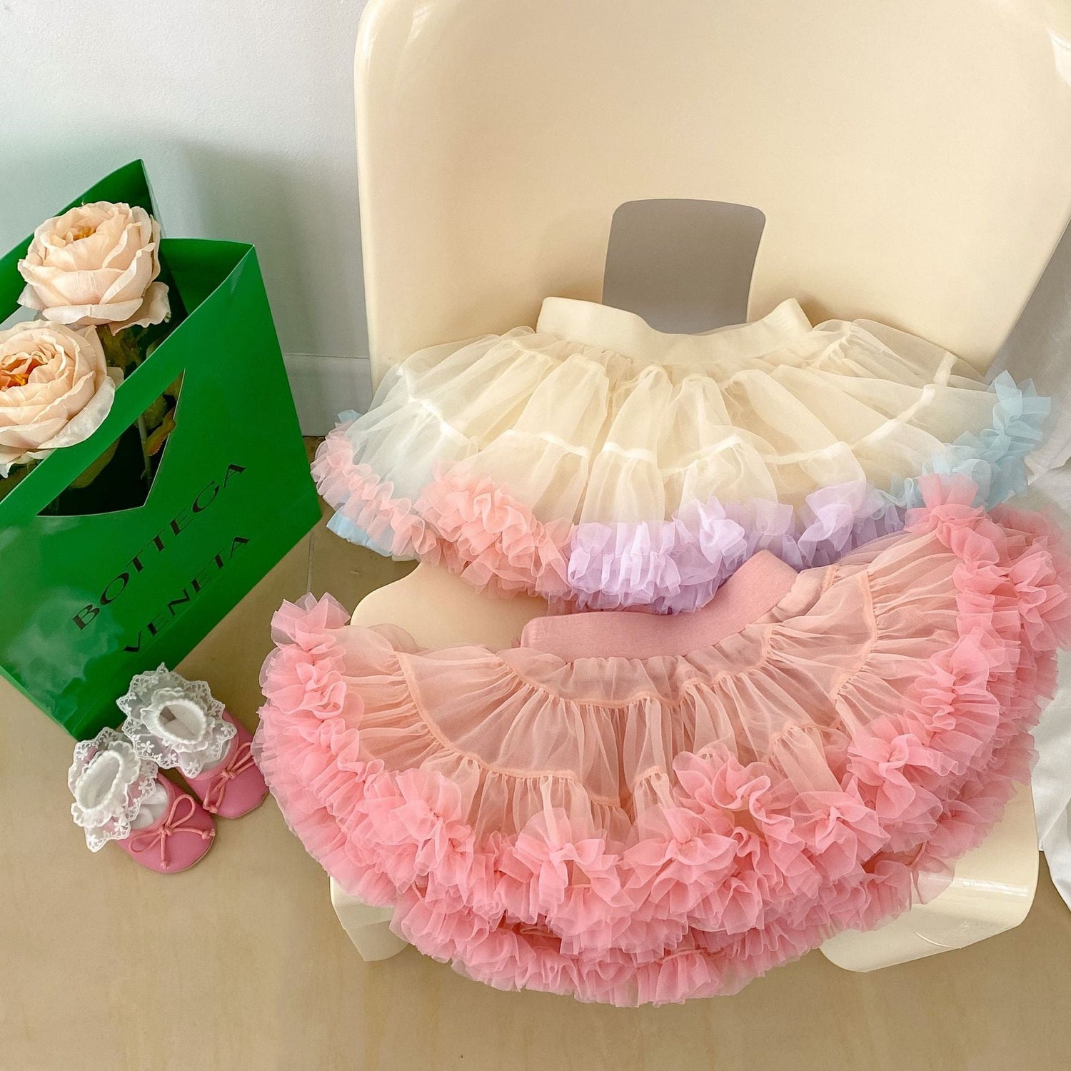 Baby Girl Colorful Tutu Skirt Breathable Skirt-1