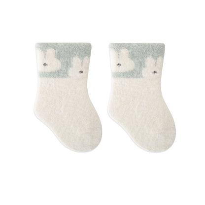 Winter Baby Unisex Breathable Comfy Cartoon Antiskid Socks-0