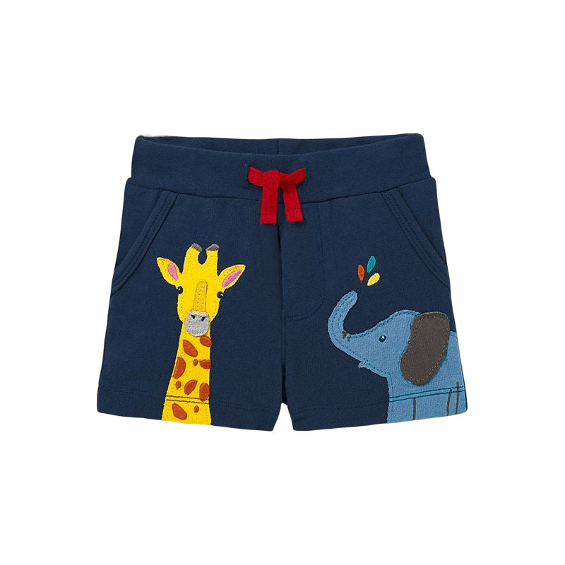 Baby Boys Animals Cartoon Pattern Soft Cotton Casual Style Shorts-0