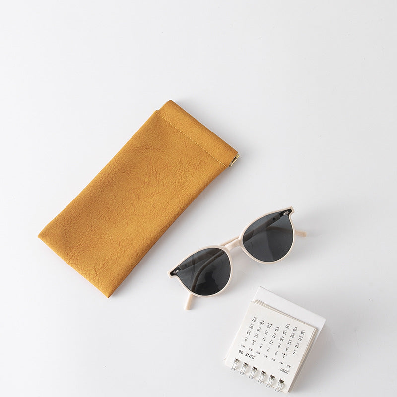 Solid Color Quality Fashion Eyewear Pouch-1