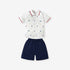 Baby And Kids Boys Polo Top And Shorts Casual Clothing Set-0