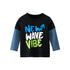 Boys New Wave Vibe Print Long-Sleeved Round Collar T-Shirt In Spring-0