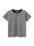 Boys’ Striped Pattern Casual T-Shirt In European And American Style-1