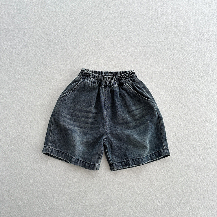 New Summer Style Unisex Street Fashion Cool And Casual Distressed Denim Shorts With A Soft And Thin Fabric-0