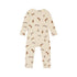 Baby Floral & Animals Print Pattern Long Sleeves Soft Jumpsuit-1