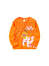 Baby Girl Cartoon Print Pattern Comfy Cotton Top Shirt-0