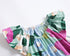 Baby Girl Floral Print Ruffle Design O-Neck Onesies In Summer-21