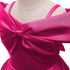 Baby Girl Solid Color Sling Princess Fashion Dress Children’s Formal Dress-11