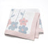 Hot Selling: Spring/Summer New Arrival Knitted Beautiful Flower Soft Baby Blanket, Perfect For Newborn Boys And Girls-1