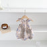 New Arrival Summer Baby Kids Girls Floral Pattern Thin Sleeveless Strap Onesies-1