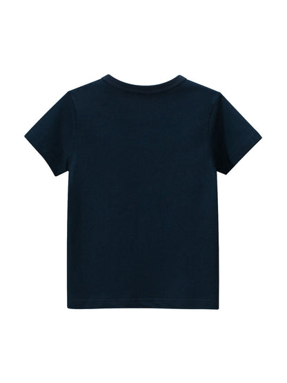 Boys’ Cartoon Digger Pattern T-Shirt In European And American Style-2