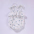 Baby Girl Floral Print Ruffle Design Sling Onesies In Summer-2