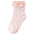 Baby Solid Color Ruffle Socks Princess Breathable Socks-2