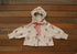 Baby Girl Waffle Knit Fabric Bear Pattern Zipper Jacket Coat-2