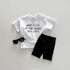 Summer New Arrival Kids Unisex Letters Pattern Short Sleeves T-Shirt-1