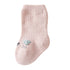 Baby Cartoon Pattern Coral Fleece Comfy Mid-Tube Socks-2