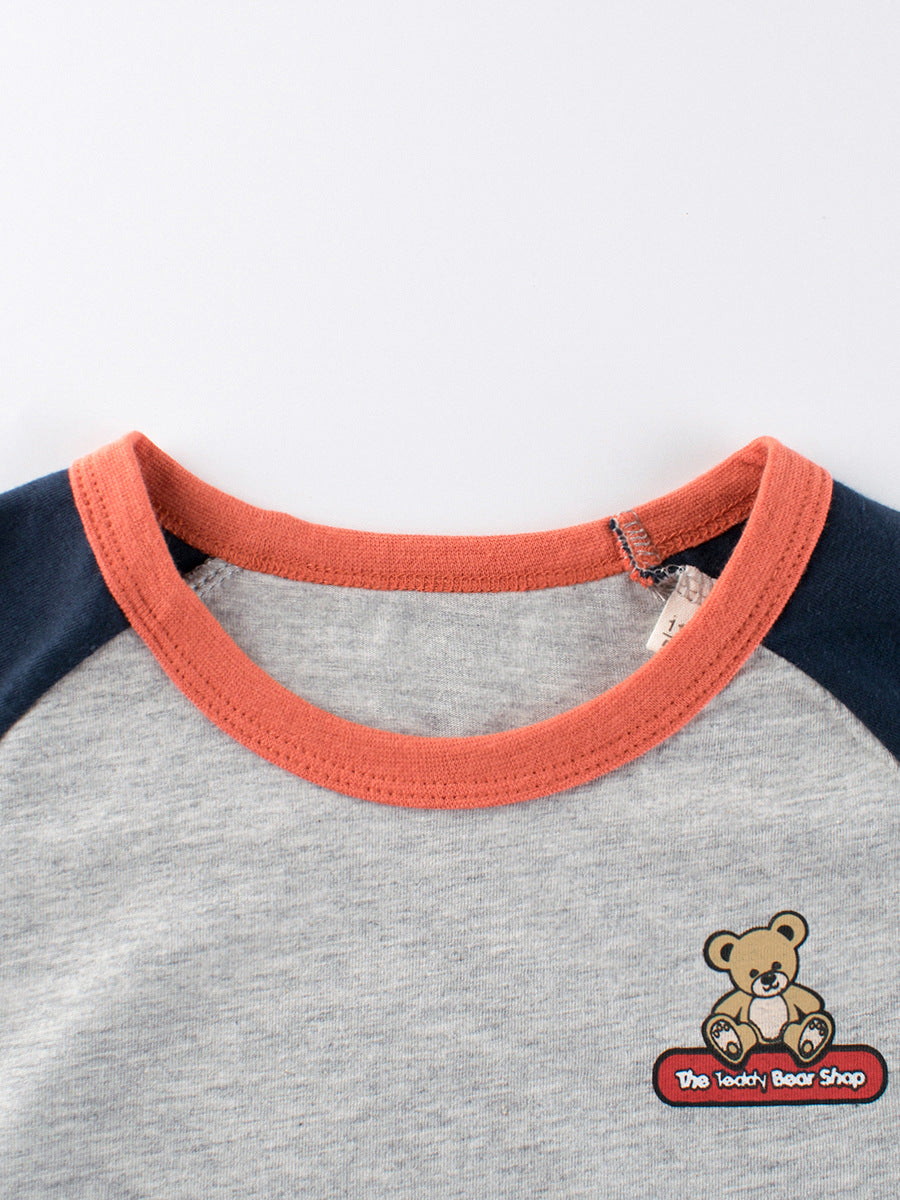 Teddy Bear Logo Girls’ T-Shirt In European And American Style For Summer-2