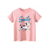 Smiling Dogs Cartoon Print Girls’ T-Shirt In European And American Style For Summer-2