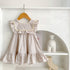 Baby Striped Pattern Sleeveless Princess Dress & Onesies-2