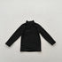 Unisex Baby Kids Stretch Solid Long Sleeve Sweatshirt – Versatile Children’s Fall/Winter Top With Half Turtleneck And Brushed Inner Layer-2