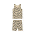 Summer Baby Kids Unisex Animals Print Sleeveless Vest And Shorts Set-2