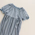 Baby Girl Solid Color Fly-Sleeved Design Dress Pajamas In Summer-2