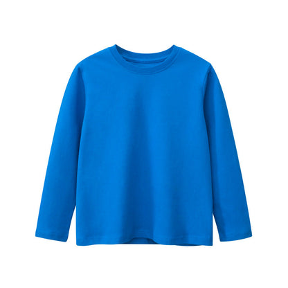 Baby Boy And Girl Solid Color Quality Basic Shirt Tops-2