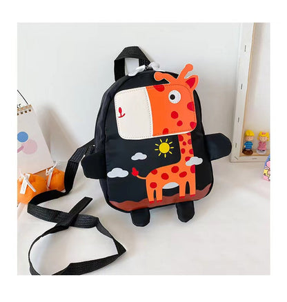 Children Kids Cartoon Animal Pattern Fashion Backpack-2