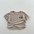 Summer New Arrival Kids Unisex Soft Comfortable Short Sleeves Panda Logo Top Casual T-Shirt-1