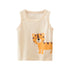 Baby Boy Animal Print Round Neck Sleeveless Children’s Tops In Summer-2