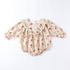 Flower Pattern Vintage Style Cute Onesies-3