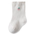 Baby Girls Frilled-Edges Breathable Mid-Calf Socks-2