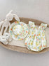 Summer New Design Baby Girls Oil Floral Sleeveless Square Neck Strap Onesies-1