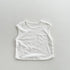 Refreshing Sleeveless Summer New Children’s Vest, Unisex Baby Bamboo Cotton Casual Pocketed Top-1