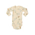 Baby Girl Floral Pattern Cotton Onesies With Pant 1 Pieces Sets-3