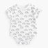 Summer New Design Baby Unisex Geometric Print Short Sleeves Crew Neck Onesies-2