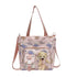 Children Lightweight Portable Cute Teddy Design Canvas Shoulder Bag-1