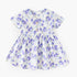 Summer New Arrival Baby Girls Elegant Floral Pattern Short Sleeves V Neck Dress-1