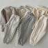 Baby Solid Color Loose Fleece Thickened Warm Sweatpants In Autumn-4