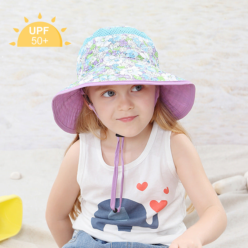 Summer Outdoor UPF50+ UV Protection Sun Brimmed Hat-2