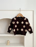 Children’s Polka Dots Knitted Cardigan For Spring – Boys And Girls Sweater-3