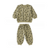 Print Pattern Crewneck Hoodie & Trousers Sets-2